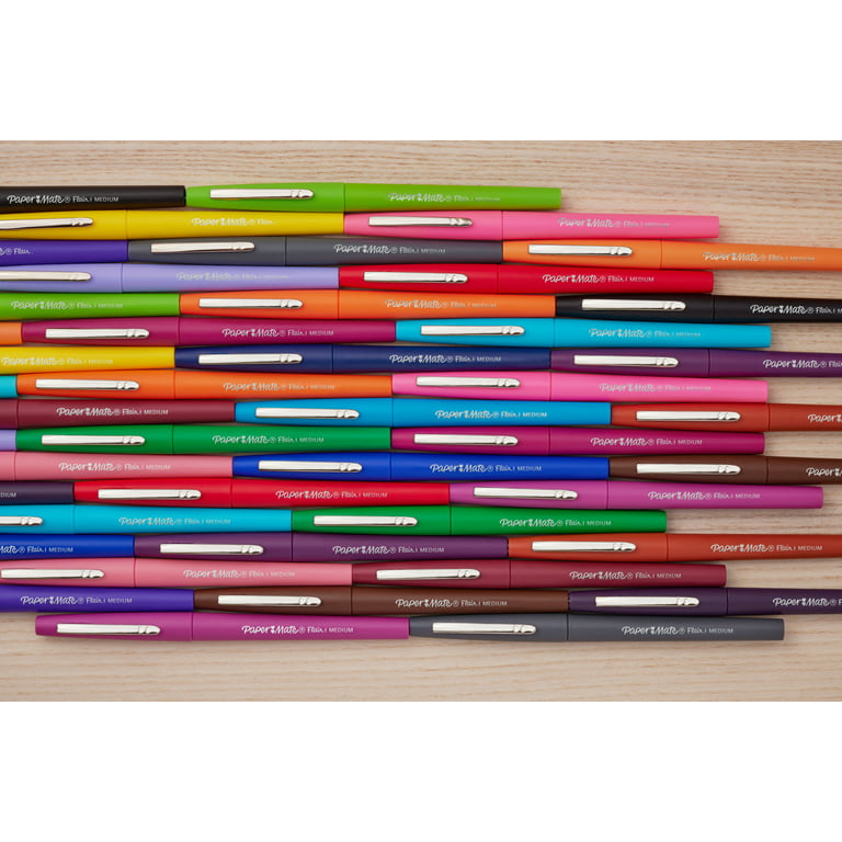 Paper Mate Flair Felt Tip Pens, Medium Point (0.7mm), Assorted Colors, 14  Count