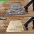 thumbnail image 4 of Color&Geometry Non-Slip Door Mat, 48 x 78 cm Soft Doormat Machine Washable Entrance Rug for Indoor, Outdoor, Living Room, Yard, Front Back Door - Gray, 4 of 5