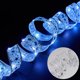 thumbnail image 1 of Cadena de luces navideñas con cintas, adornos navideños, accesorios para árboles de Navidad, colgante decorativo, cinta dorada de doble capa, 1 of 6