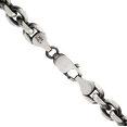 thumbnail image 3 of 925 Sterling Silver Vintage 7mm Link Chain Necklace, 3 of 4