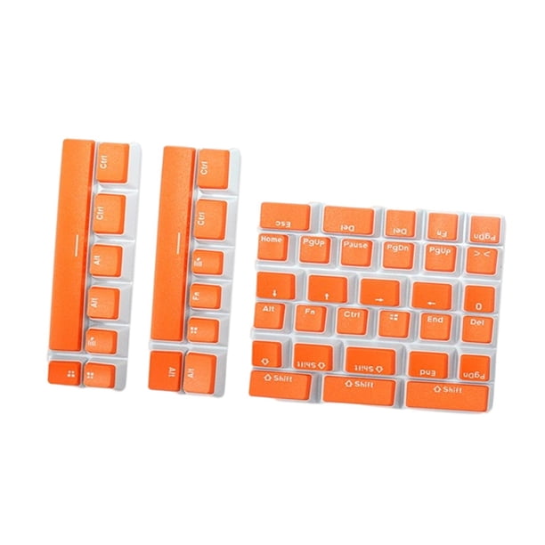 Juego de teclas Pudding de teclas mecánicas para , para, rojo naranja Baoblaze Teclado keycaps