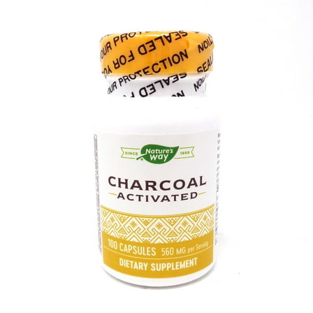Activated Charcoal Nature's Way 100 Caps