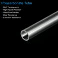 thumbnail image 4 of Plastic Pipe Rigid Tube Clear 0.31"(8mm) ID 0.4"(10mm) OD 6" (150mm) for Lighting, Water Plumbing, Pack of 3, 4 of 6