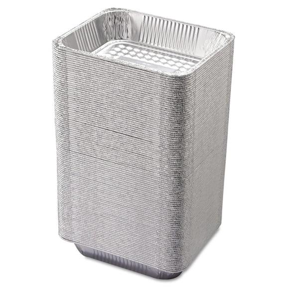 Handi-Foil 32140 Steam Table Aluminum Pan, Half-Size, 2 9/16" Deep, 100/Carton