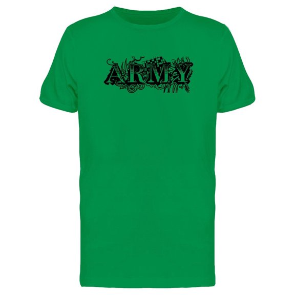 Grunge Lettering Army Tee Men's -Image by Shutterstock