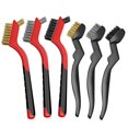 thumbnail image 1 of 6pcs Small Wire Brushes Set Compatible With Cleaning Metal Brushes Brass, 1 of 5