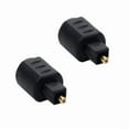 thumbnail image 2 of 1pc/2pcs Portable Optical 3.5mm Female Mini Jack to Toslink Male Audio Adapters for High Fidelity Sound Quality, 2 of 10