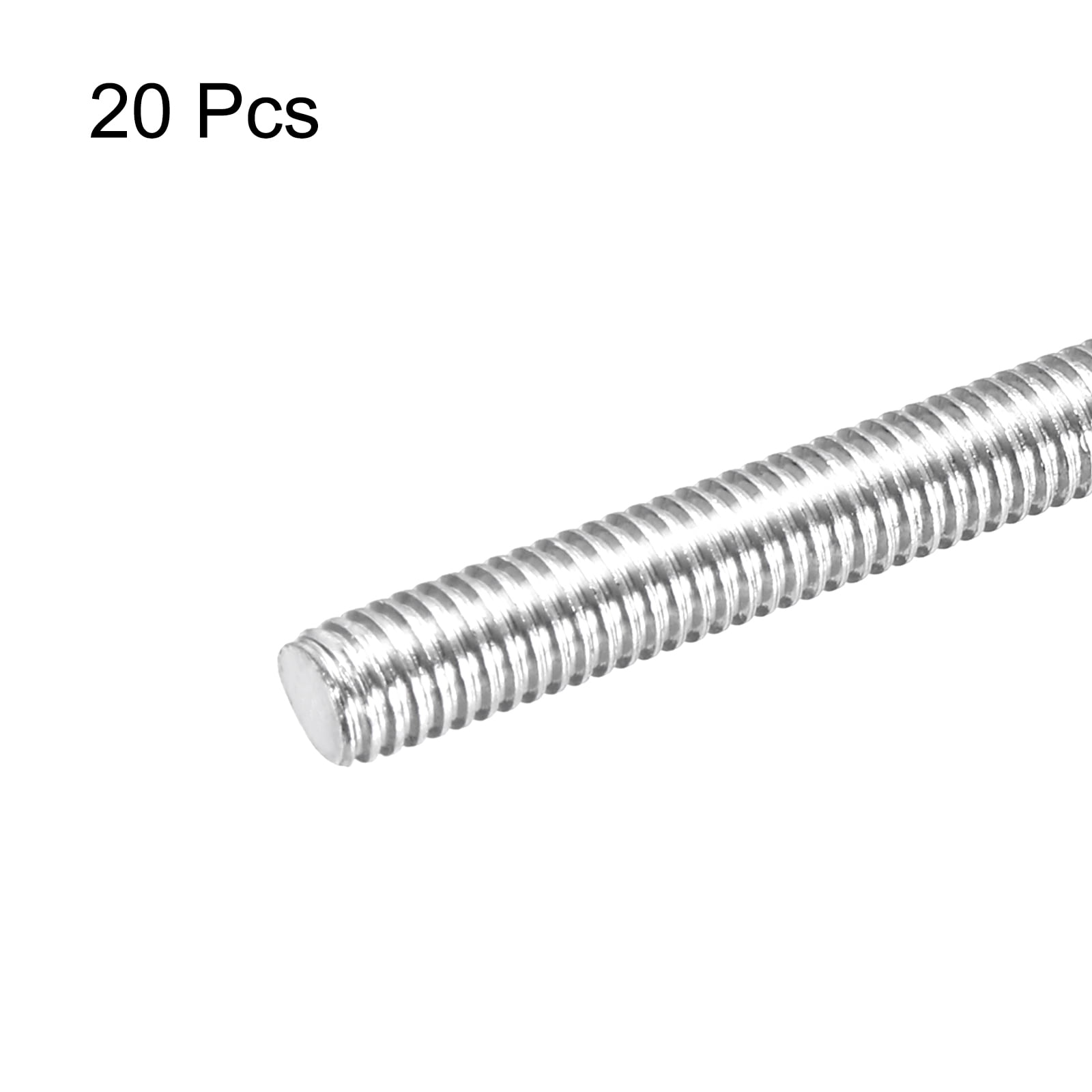 20Pack Fully Threaded Rod M6 x 150mm 1mm Thread Pitch 304 Stainless Steel Right Hand Threaded Rods Bar Studs