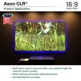 thumbnail image 5 of Elite Screens Aeon Clr Pantalla De Proyector Alr De 100 Pulgadas Ust O Tiro Corto 95% De Luz Ambiental Que Rechaza El Marco Fijo Sin Bordes Pantalla De Proyector Gris Pantalla De Cine Para Interiores, 5 of 5