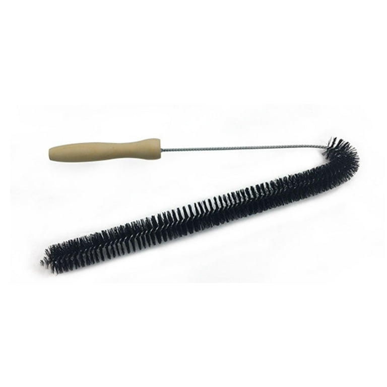 Wood Handle Long Cleaning Brush Water Pipe Drainage Dredge Tool Flexible  Cleaner Brush Radiator Duster Long