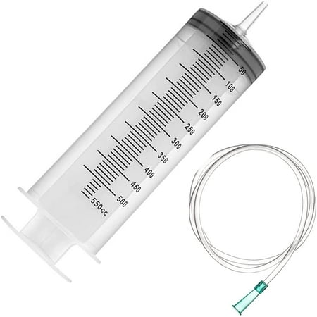 550ml Syringe With 100cm Hose, Large Plastic Syringe Dosing Syringe For ...