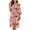 Red Heart, variant on Yuyamidu Red Heart Womens Robes Valentine's Day 3/4 Sleeve Loungewear for Ladies Robe for Women Loose Bathrobe Soft Sleepwear Size S, Night Gown for Sleep Spa