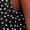 Black, variant on Fashion Women Floral Printed Halter Strapless Ruffle Bandage Casual Dress Black XXL