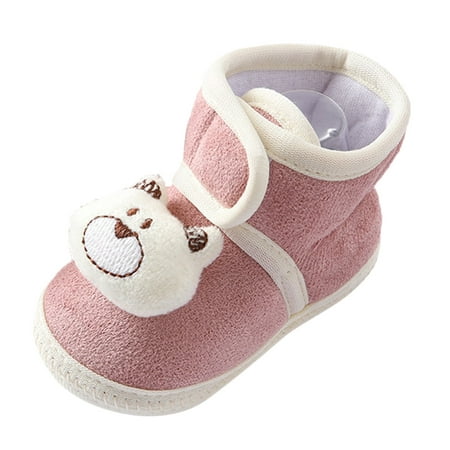 

QIANGONG Toddler Shoes Baby Shoes Girls Walking Shoes Comfortable And Fashionable Princess Shoes (Color: Pink Size: 11 )