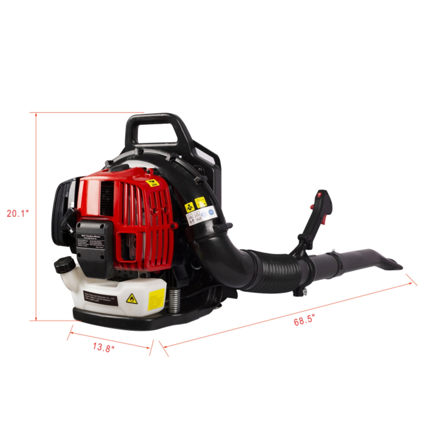 2-Cycle Gas Backpack Leaf Blower with extention tube