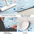 thumbnail image 3 of Light Blue Christmas Snowman Pattern Kitchen Rug Mat,Kitchen Runner Rugs Non Skid Washable,Decorative Kitchen Floor Mats for Kitchen,Sink,Laundry,17"X47", 3 of 5