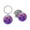 Purple, variant on Love Cycling Biking Penny Farthing Mint 1.5" x 3.5" Domed Keychain Backpack Pull and 1.5" Pinback Button