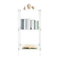 thumbnail image 5 of Acrylic Record Player Stand, Clear Record Player Stand, Side Table/End Table Used As A Record Holder, High Table, Small Bedside Table, 5 of 11