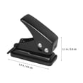 thumbnail image 2 of CRAFTHROU 4pcs Punches for Paper Crafts Metal Purple Compact Design for Students, 2 of 8