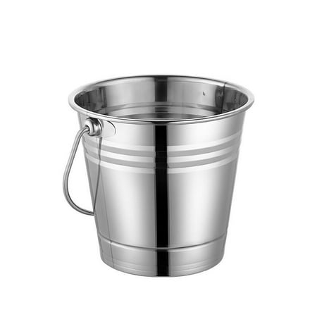 

Ice Bucket Container Multifunctional Stainless Steel Champagne Wine With Handles