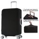 thumbnail image 2 of Funda de equipaje de viaje, bolsa protectora para maleta para equipaje M (equipaje de 23-25 pulgadas) negro, 2 of 5