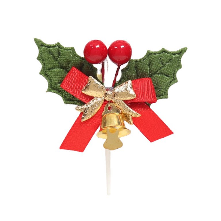 Christmas Cake Top Set Deer Leaf And Grass Ring Decorations - Temu