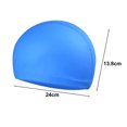 thumbnail image 5 of Sportteer Swimming Caps Unisex Swimming Hat Swimming Hat High Elastic Waterproof Non-Slip Design Faux Leather Ear Protection Pool Swim Caps, 5 of 9
