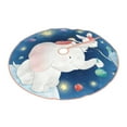 thumbnail image 2 of Bingfone Christmas Tree Skirt Mat Christmas Decoration Interior 30"-Cute Little Bunny Elephant Painting A Planet, 2 of 8