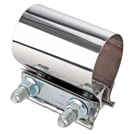 JEGS Butt Joint Exhaust Band Clamp Fits 2 OD Pipe