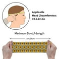 thumbnail image 6 of Daiia Sunflowers printed Men's Performance Headband,Sports Headbands,Moisture Wicking Workout Headband, 6 of 9