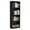 Black, variant on 4-Tier Tall Bookcases 71.1" Freestanding Storage Living Shelves Bookcase