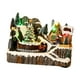 thumbnail image 5 of Tren navideño luminoso, casa musical navideña de resina decorativa coleccionable árbol, 5 of 9