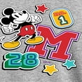 thumbnail image 3 of Disney - Mickey Mouse - Stitched Patches - Youth Long Sleeve Graphic T-Shirt, 3 of 5