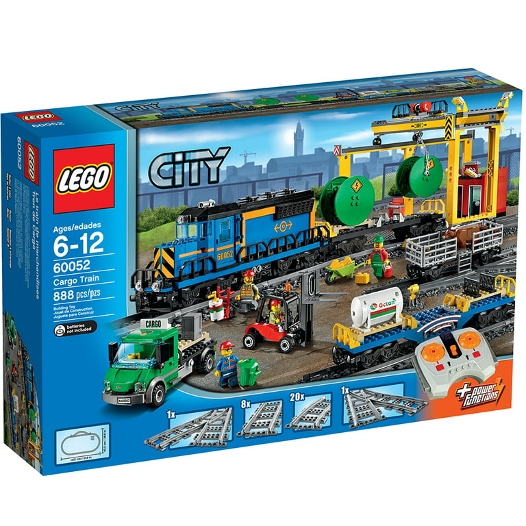 blotte Tårer modnes LEGO City Trains Cargo Train 60052 - Walmart.com