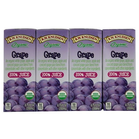 R.W. Knudsen Family Organic Grape Juice Box, 4 (Best Vape Juice On The Market)