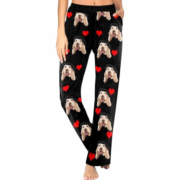 Pantalones largos de pijamas para el hogar con estampado de animales a la moda para mujer Fridja alkflakhf32594