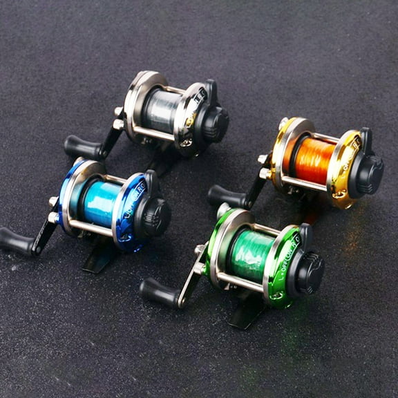 Windfall Winter Mini Fishing Reel Gapless Icing Fishing Rock Fishing Raft Fishing Full Metal Spinning Fishing Reel