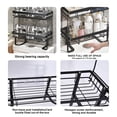 thumbnail image 3 of Junjian Over The Toilet Storage Shelf, 3-Tier Bathroom Storage Organizer Upgrade Punch-Free Toliet Storage Shelf, Home Storage Rack with Hooks Shelf, 3 of 7