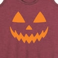 thumbnail image 3 of Instant Message - Pumpkin Face 1 - Women's Racerback Tank Top, 3 of 6