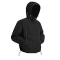 thumbnail image 2 of Riecok Lightweight Jackets for Men Zip up Sun Protection Waterproof Coats Breathable Tops Fishing Long Sleeve Outerwear Black M, 2 of 8