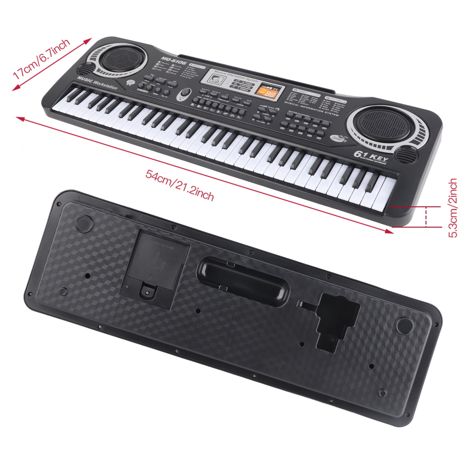 Electric Digital Piano, Electric Piano, Portable Piano Keyboard Electric Piano, Keyboard Piano For Kids For Adults Musical Instruments Starter Educational