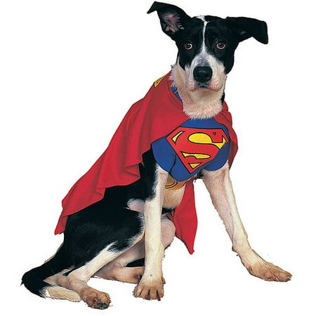 Superman Dog Pet Pet Costume - Large
