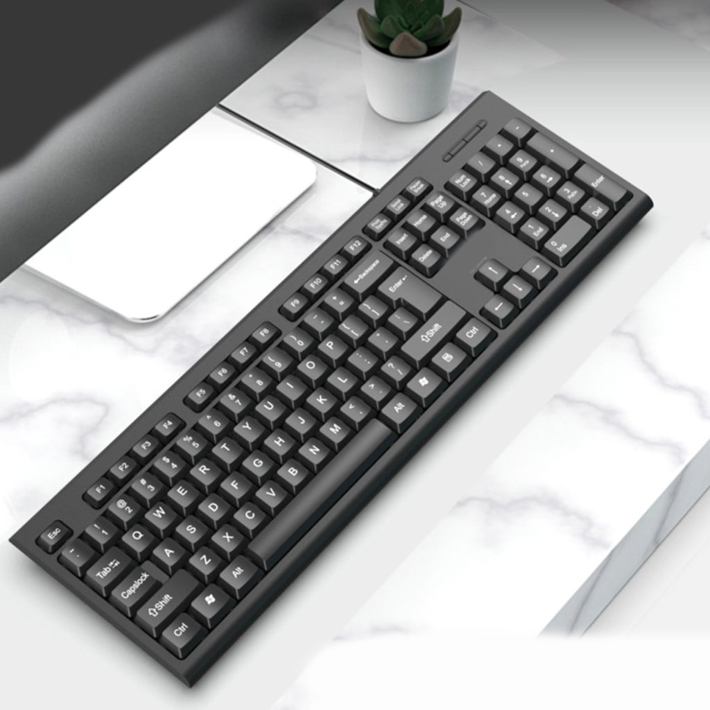 Gaming Mechanical Keyboard 104 Keys Corded Office Chocolate Keycap Gaming