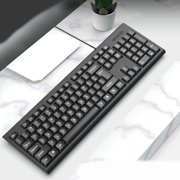 Mechanical Gaming Keyboard Chocolate Keycap Keyboard 104 Keys Corded Computer Keyboards for Laptop PC Office Work