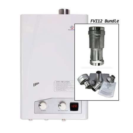 Eccotemp FVI12- Natural Gas Tankless Water Heater with Vertical Vent (Best Gas Hot Water System)