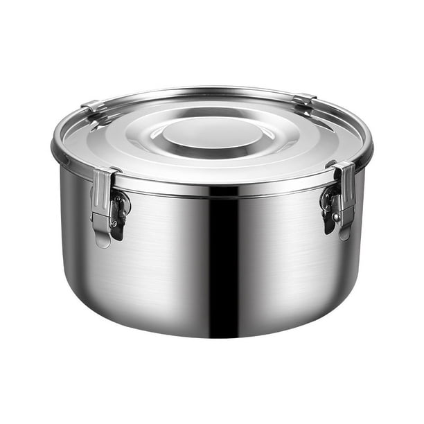 Caja de picnic sellada de acero inoxidable 304 para exteriores, lonchera portátil para acampar, lonchera para estudiantes, juego de loncheras