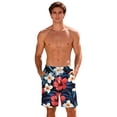 thumbnail image 5 of Afelkas Mens Swim Shorts 2026 Summer Fashion 2 in 1 Short with Pocket Built-in Board Shorts Swimwear Quick Dry Running Trunks Multicolor,XXL, 5 of 8