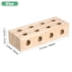 thumbnail image 3 of Uxcell Juguete para Masticar Pájaros, 1.22x2.2x5.9 en Madera de Pino Soporte para Loro Juegos de Morder para Loros/Ninfas/Periquitos, 3 of 7