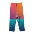 thumbnail image 4 of Xecao Lighthouse and Whale Women's Straight Lounge Pajama Pants: The Epitome of Relaxed Sleepwear, 4 of 9
