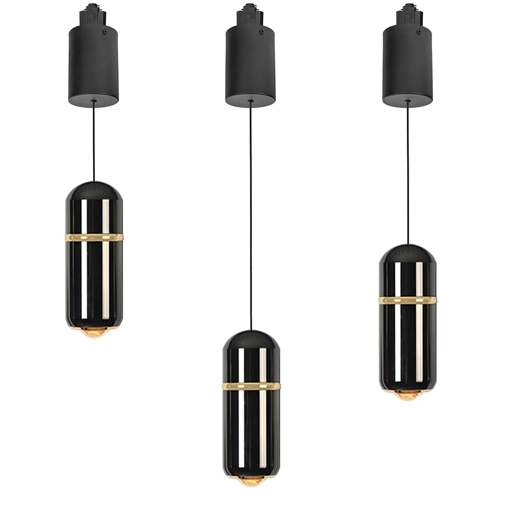 FSLiving 7W Adjustable Levitate Track Pendant Light HType Retractable